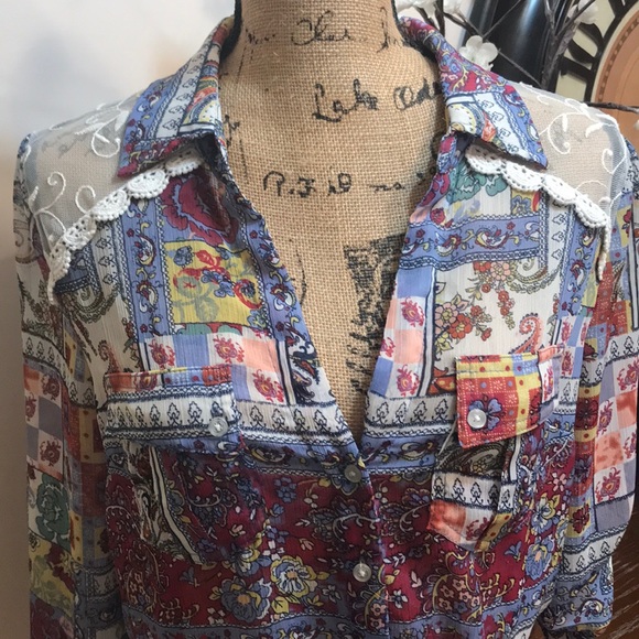 ✨WOMENS AMERICAN RAG MEDIUM BLOUSE✨ - Picture 7 of 8